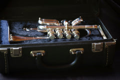 LA Benge Silver Plated Piccolo Trumpet w/ Case - Pre-owned