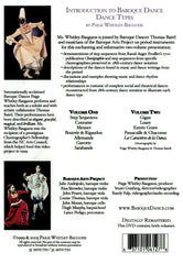 Introduction to Baroque Dance - Dance Types - Volume 1 - Digital Download