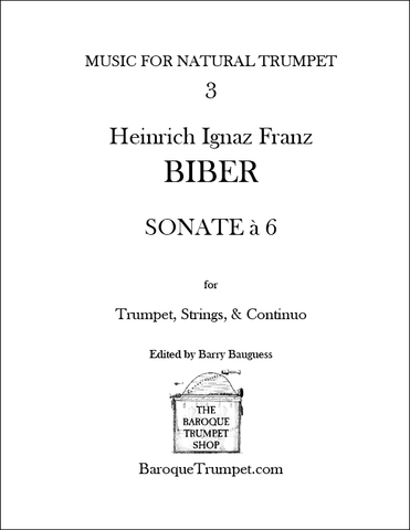 Heinrich Ignaz Franz Biber - Sonate à 6 - Digital Download