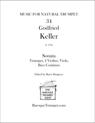 Gottfried Keller - Sonata 1 for Trumpet, 2 Violins, Violin, and Bass Continuo - Digital Download