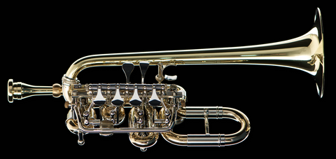 Galileo Rotary Valve Bb/A Piccolo Trumpet