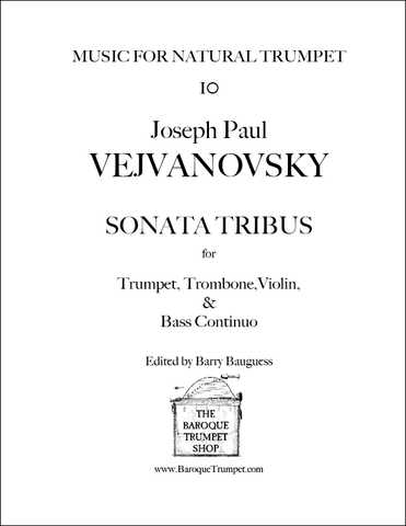 Vejvanovsky - Sonata Tribus - Digital Download